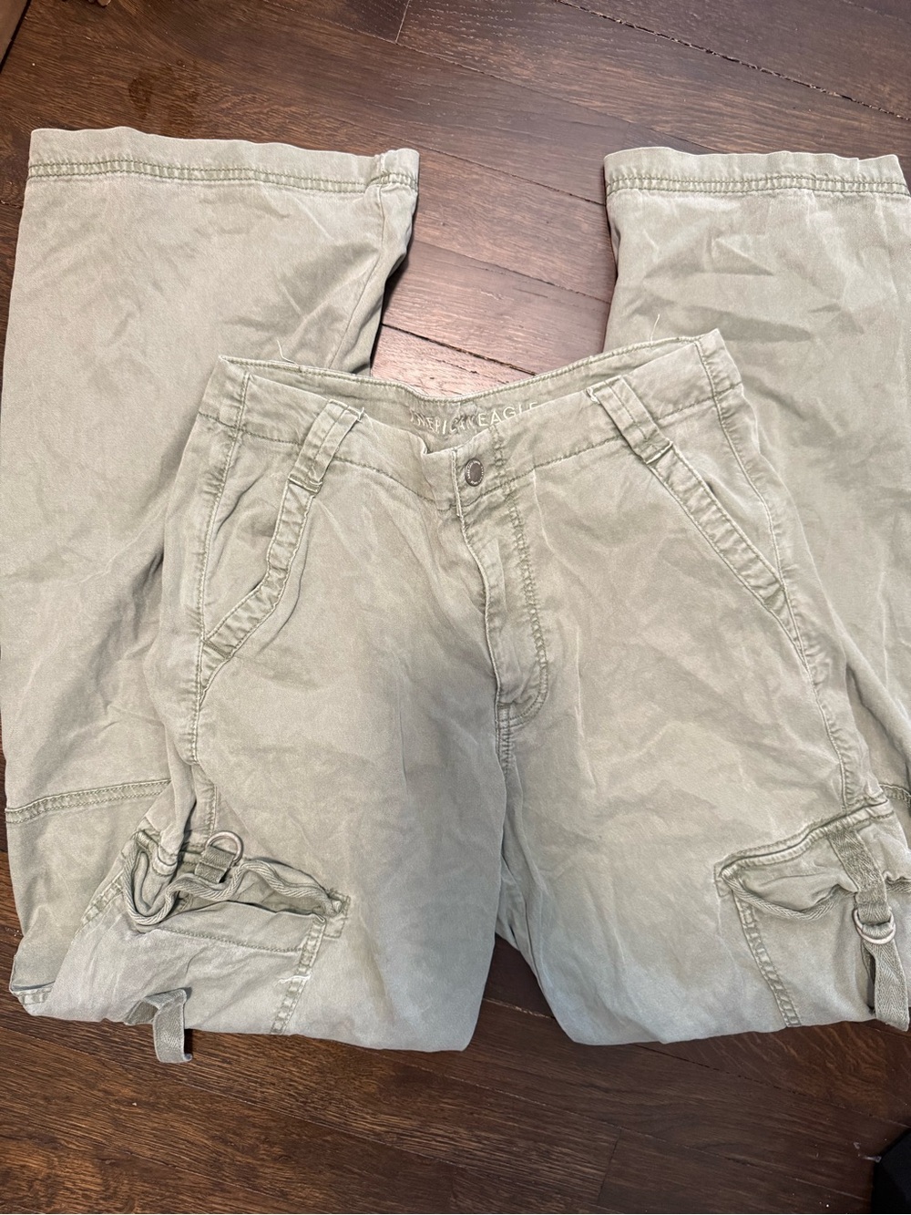 American Eagle Outfitters Light Olive Green Cargo Pants